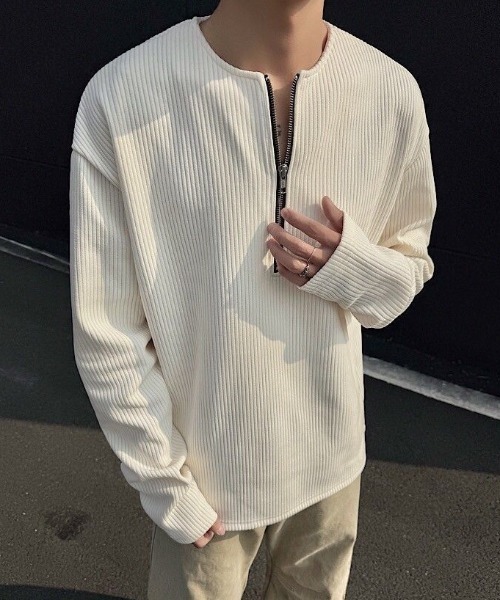 REBALANCE（リバランス）の「ハーフジップヘンリーネックスウェットシャツ（スウェット・メンズ・C/A/B・X-LARGE/LARGE/MEDIUM）」の8枚目の写真