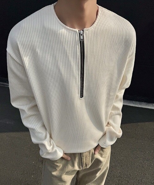 REBALANCE（リバランス）の「ハーフジップヘンリーネックスウェットシャツ（スウェット・メンズ・C/A/B・X-LARGE/LARGE/MEDIUM）」の9枚目の写真