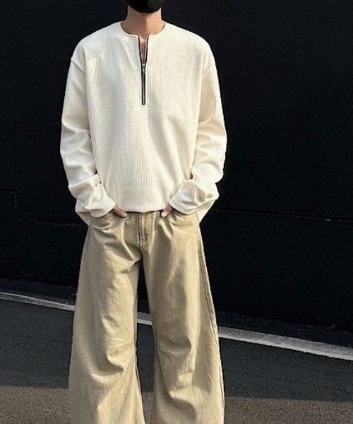 REBALANCE（リバランス）の「ハーフジップヘンリーネックスウェットシャツ（スウェット・メンズ・C/A/B・X-LARGE/LARGE/MEDIUM）」の10枚目の写真