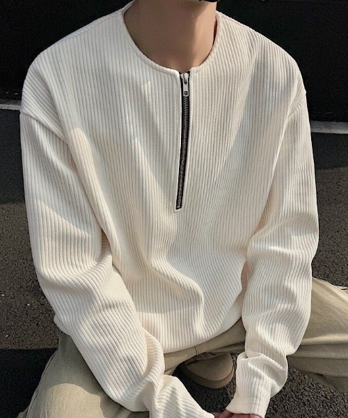 REBALANCE（リバランス）の「ハーフジップヘンリーネックスウェットシャツ（スウェット・メンズ・C/A/B・X-LARGE/LARGE/MEDIUM）」の12枚目の写真