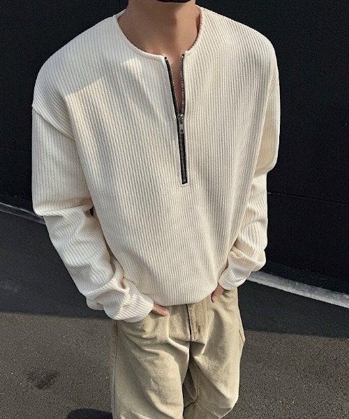 REBALANCE（リバランス）の「ハーフジップヘンリーネックスウェットシャツ（スウェット・メンズ・C/A/B・X-LARGE/LARGE/MEDIUM）」の15枚目の写真