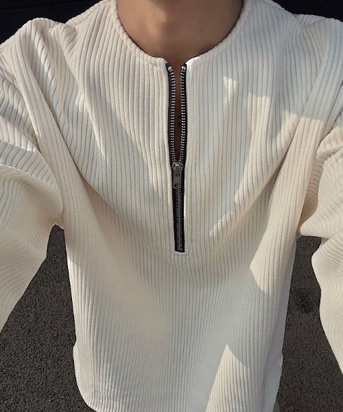 REBALANCE（リバランス）の「ハーフジップヘンリーネックスウェットシャツ（スウェット・メンズ・C/A/B・X-LARGE/LARGE/MEDIUM）」の16枚目の写真