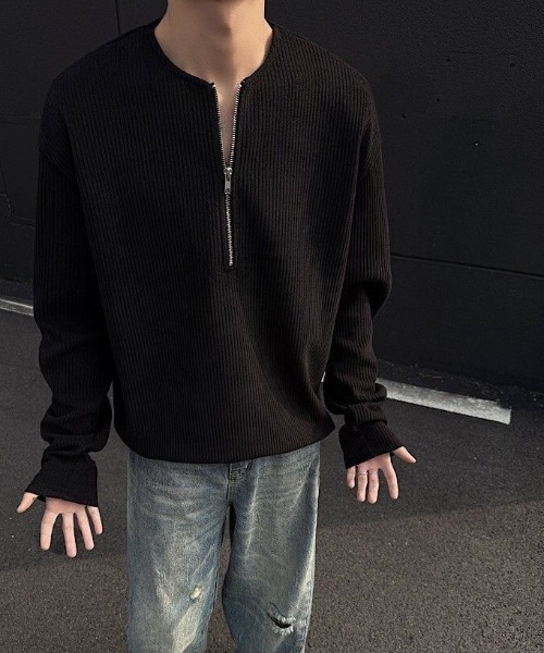 REBALANCE（リバランス）の「ハーフジップヘンリーネックスウェットシャツ（スウェット・メンズ・C/A/B・X-LARGE/LARGE/MEDIUM）」の17枚目の写真