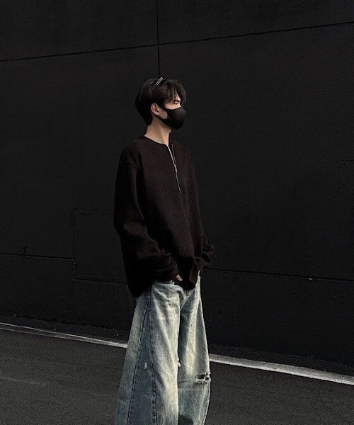 REBALANCE（リバランス）の「ハーフジップヘンリーネックスウェットシャツ（スウェット・メンズ・C/A/B・X-LARGE/LARGE/MEDIUM）」の19枚目の写真