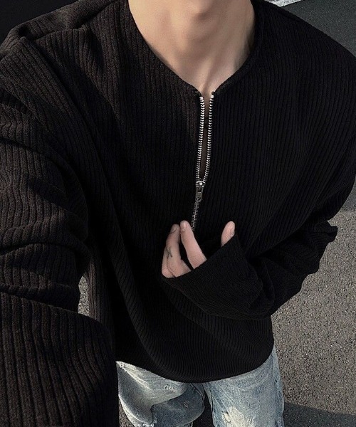 REBALANCE（リバランス）の「ハーフジップヘンリーネックスウェットシャツ（スウェット・メンズ・C/A/B・X-LARGE/LARGE/MEDIUM）」の20枚目の写真