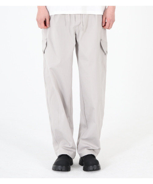 BUTTON SEOUL(ボタンソウル)の「バンディングストリングコットンパンツ(ライトグレー)(その他パンツ・メンズ・その他・M/L/XL)」の2枚目の写真