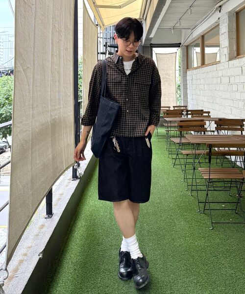 NOUN(ノウン)の「crop shirts (brown)(シャツ/ブラウス・メンズ・その他・1/2)」の9枚目の写真