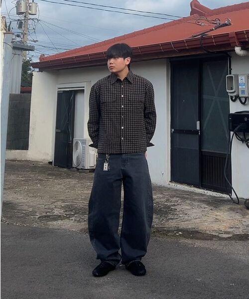 NOUN(ノウン)の「crop shirts (brown)(シャツ/ブラウス・メンズ・その他・1/2)」の13枚目の写真