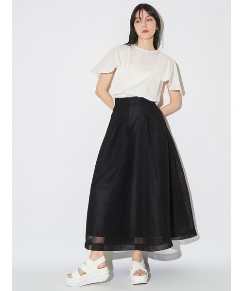 ELENDEEK（エレンディーク）の「ケープライクブラウス（シャツ/ブラウス・レディース・ブラック/ブルー/オフホワイト・FREE）」の17枚目の写真