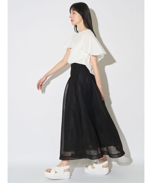 ELENDEEK（エレンディーク）の「ケープライクブラウス（シャツ/ブラウス・レディース・ブラック/ブルー/オフホワイト・FREE）」の18枚目の写真