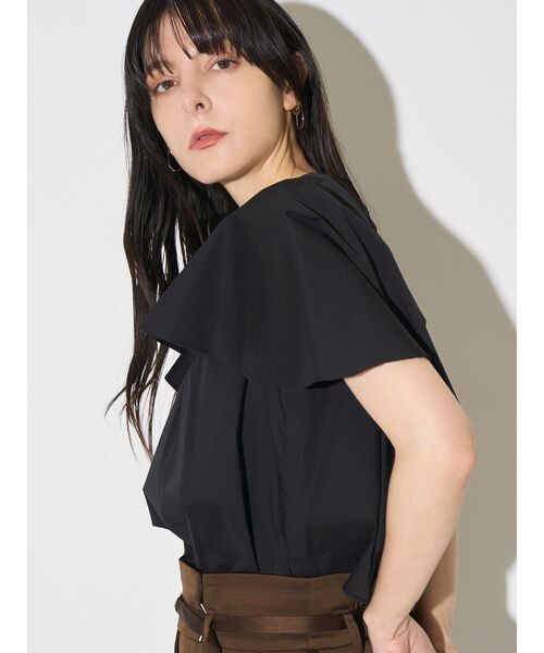 ELENDEEK（エレンディーク）の「ケープライクブラウス（シャツ/ブラウス・レディース・ブラック/ブルー/オフホワイト・FREE）」の22枚目の写真