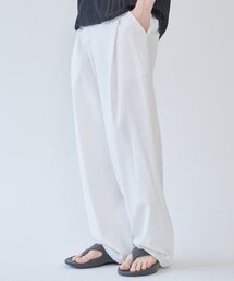 AOTT（アンアウトピット）の「クールサマーリネンワンタックワイドパンツアイボリー（その他パンツ）」