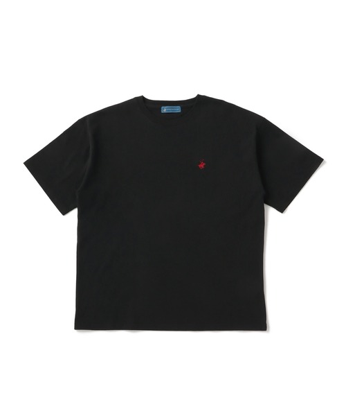 BEVERLY HILLS POLO CLUB(ビバリーヒルズポロクラブ)の「【BEVERLY HILLS POLO CLUB】1ポイント刺繍Tシャツ(Tシャツ/カットソー・メンズ・ホワイト/ブラック/ネイビー・LL/M/L)」の6枚目の写真