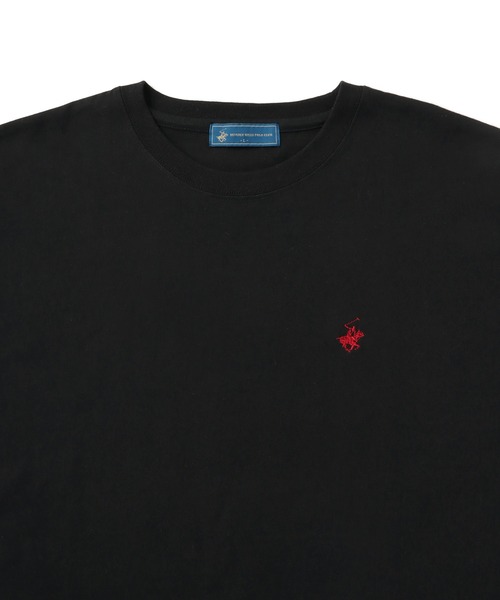 BEVERLY HILLS POLO CLUB(ビバリーヒルズポロクラブ)の「【BEVERLY HILLS POLO CLUB】1ポイント刺繍Tシャツ(Tシャツ/カットソー・メンズ・ホワイト/ブラック/ネイビー・LL/M/L)」の16枚目の写真