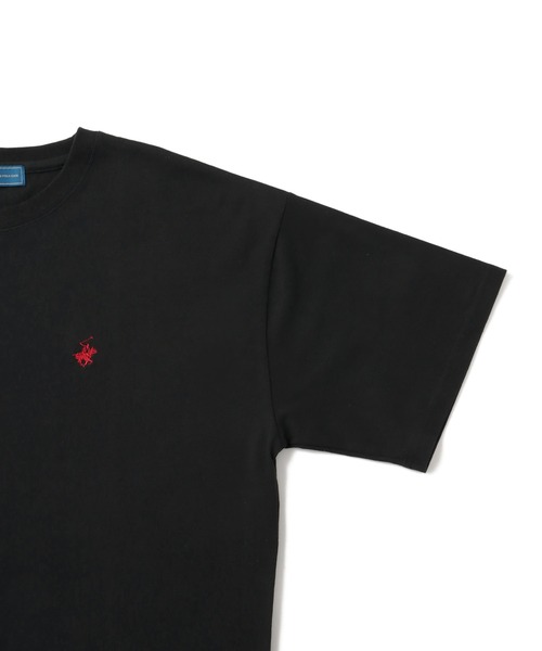 BEVERLY HILLS POLO CLUB(ビバリーヒルズポロクラブ)の「【BEVERLY HILLS POLO CLUB】1ポイント刺繍Tシャツ(Tシャツ/カットソー・メンズ・ホワイト/ブラック/ネイビー・LL/M/L)」の18枚目の写真