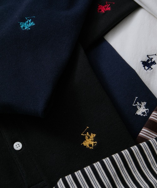 BEVERLY HILLS POLO CLUB(ビバリーヒルズポロクラブ)の「【BEVERLY HILLS POLO CLUB】1ポイント刺繍Tシャツ(Tシャツ/カットソー・メンズ・ホワイト/ブラック/ネイビー・LL/M/L)」の8枚目の写真