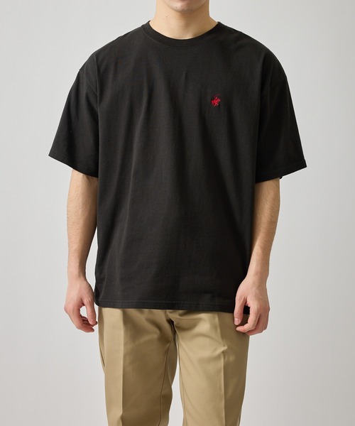 BEVERLY HILLS POLO CLUB(ビバリーヒルズポロクラブ)の「【BEVERLY HILLS POLO CLUB】1ポイント刺繍Tシャツ(Tシャツ/カットソー・メンズ・ホワイト/ブラック/ネイビー・LL/M/L)」の11枚目の写真