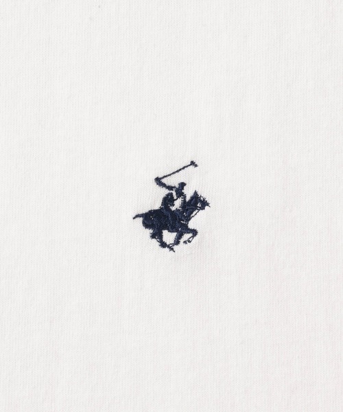 BEVERLY HILLS POLO CLUB(ビバリーヒルズポロクラブ)の「【BEVERLY HILLS POLO CLUB】1ポイント刺繍Tシャツ(Tシャツ/カットソー・メンズ・ホワイト/ブラック/ネイビー・LL/M/L)」の22枚目の写真