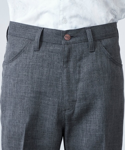 Lee(リー)の「WRANGLER WRANCHER/【リネンライク】ランチャーフレアードレスパンツ(その他パンツ・メンズ・チャコール/ベージュ/ブラック・X-LARGE/LARGE/MEDIUM/SMALL)」の18枚目の写真
