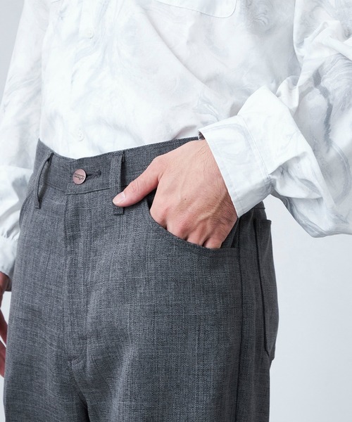 Lee(リー)の「WRANGLER WRANCHER/【リネンライク】ランチャーフレアードレスパンツ(その他パンツ・メンズ・チャコール/ベージュ/ブラック・X-LARGE/LARGE/MEDIUM/SMALL)」の21枚目の写真