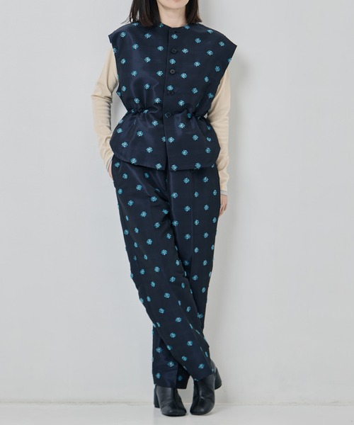 LOEFF（ロエフ）の「[LOEFF/ロエフ]LF PNPNTR JQ PT（その他パンツ・レディース・ネイビー・0）」の3枚目の写真