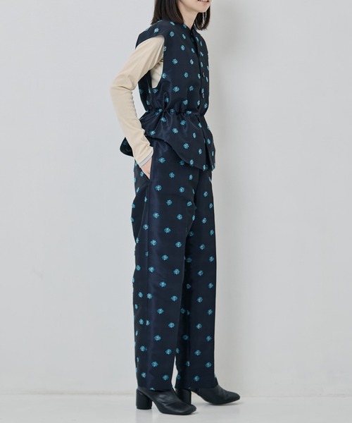 LOEFF（ロエフ）の「[LOEFF/ロエフ]LF PNPNTR JQ PT（その他パンツ・レディース・ネイビー・0）」の4枚目の写真