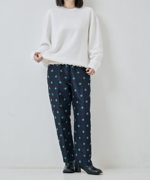 LOEFF（ロエフ）の「[LOEFF/ロエフ]LF PNPNTR JQ PT（その他パンツ・レディース・ネイビー・0）」の6枚目の写真