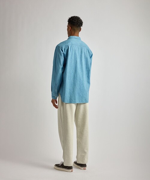 Saturdays NYC（サタデーズ ニューヨークシティ ）の「Hanley LS Open Collar Shirt（シャツ/ブラウス・メンズ・サックスブルー/ネイビー・XL/S/M/L）」の12枚目の写真