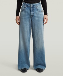 Skater High Loose Jeans/ヴィンテージライクハイウエストワイドルーズジーンズ/L28