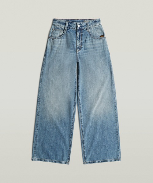 G-STAR（ジースター）の「Skater High Loose Jeans/ヴィンテージライクハイウエストワイドルーズジーンズ/L28（デニムパンツ・レディース・ライトインディゴブルー・26inch/25inch/27inch）」の5枚目の写真