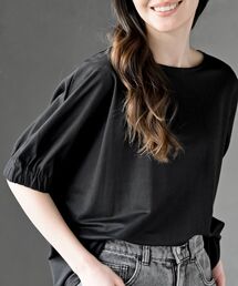 rps（アールピーエス）の「接触冷感袖ギャザードルマンＴ（Tシャツ/カットソー）」