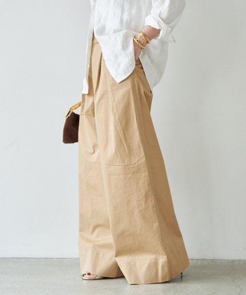 Deuxieme Classe(ドゥーズィエムクラス)の「【THE GARMENT/ザ ガーメント】AVELINO PANTS(その他パンツ・レディース・ベージュ・6/4)」の2枚目の写真