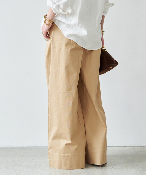 Deuxieme Classe(ドゥーズィエムクラス)の「【THE GARMENT/ザ ガーメント】AVELINO PANTS(その他パンツ・レディース・ベージュ・6/4)」の4枚目の写真