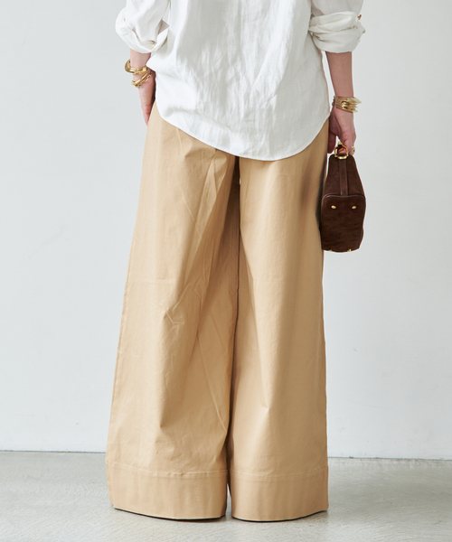 Deuxieme Classe(ドゥーズィエムクラス)の「【THE GARMENT/ザ ガーメント】AVELINO PANTS(その他パンツ・レディース・ベージュ・6/4)」の5枚目の写真