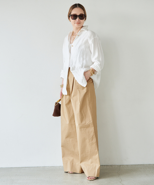 Deuxieme Classe(ドゥーズィエムクラス)の「【THE GARMENT/ザ ガーメント】AVELINO PANTS(その他パンツ・レディース・ベージュ・6/4)」の7枚目の写真