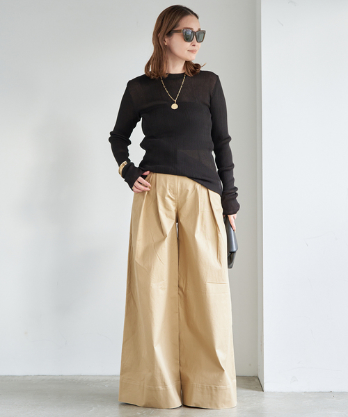 Deuxieme Classe(ドゥーズィエムクラス)の「【THE GARMENT/ザ ガーメント】AVELINO PANTS(その他パンツ・レディース・ベージュ・6/4)」の14枚目の写真