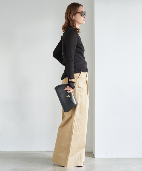Deuxieme Classe(ドゥーズィエムクラス)の「【THE GARMENT/ザ ガーメント】AVELINO PANTS(その他パンツ・レディース・ベージュ・6/4)」の15枚目の写真