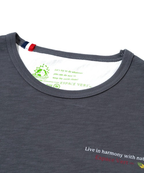 go slow caravan(ゴースローキャラバン)の「ESPACE VERT/エスパスヴェール カメレオン S/S TEE(Tシャツ/カットソー・メンズ・ナチュラル/チャコールグレー・MEDIUM/LARGE/X-LARGE)」の3枚目の写真