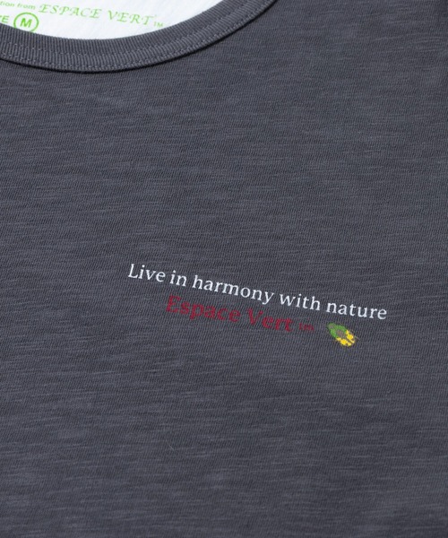 go slow caravan(ゴースローキャラバン)の「ESPACE VERT/エスパスヴェール カメレオン S/S TEE(Tシャツ/カットソー・メンズ・ナチュラル/チャコールグレー・MEDIUM/LARGE/X-LARGE)」の4枚目の写真