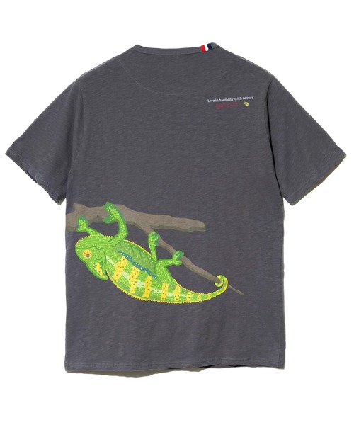 go slow caravan(ゴースローキャラバン)の「ESPACE VERT/エスパスヴェール カメレオン S/S TEE(Tシャツ/カットソー・メンズ・ナチュラル/チャコールグレー・MEDIUM/LARGE/X-LARGE)」の10枚目の写真