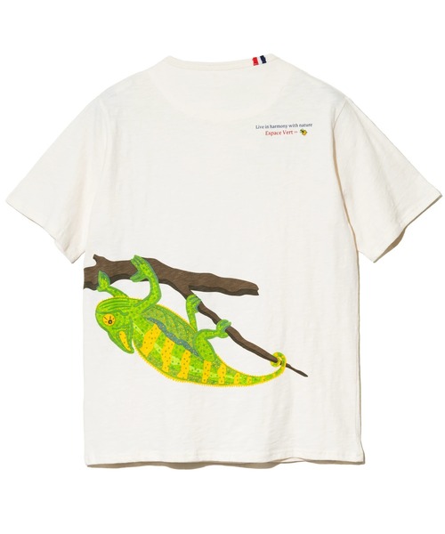 go slow caravan(ゴースローキャラバン)の「ESPACE VERT/エスパスヴェール カメレオン S/S TEE(Tシャツ/カットソー・メンズ・ナチュラル/チャコールグレー・MEDIUM/LARGE/X-LARGE)」の14枚目の写真