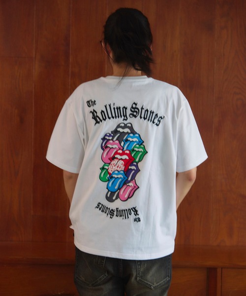 JACKROSE(ジャックローズ)の「B-TRS-カラーリップス&タン SSTEE(Tシャツ/カットソー・メンズ・ブラック/ホワイト・M/L)」の9枚目の写真