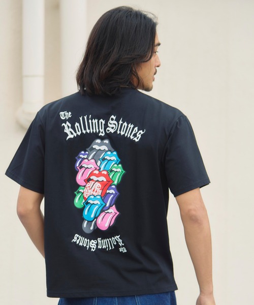 JACKROSE(ジャックローズ)の「B-TRS-カラーリップス&タン SSTEE(Tシャツ/カットソー・メンズ・ブラック/ホワイト・M/L)」の13枚目の写真