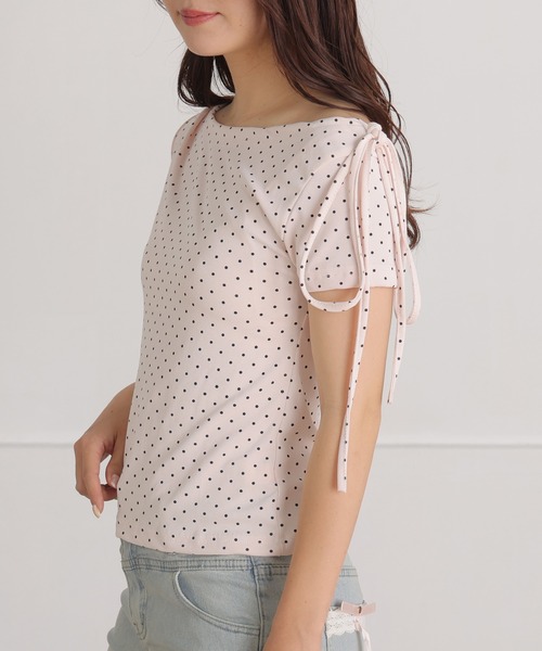 ALTROSE(アルトローズ)の「【2026SS】ドットオフショルチョーカー カットソー(Tシャツ/カットソー・レディース・ブラック/ピンク/アイボリー・FREE)」の11枚目の写真