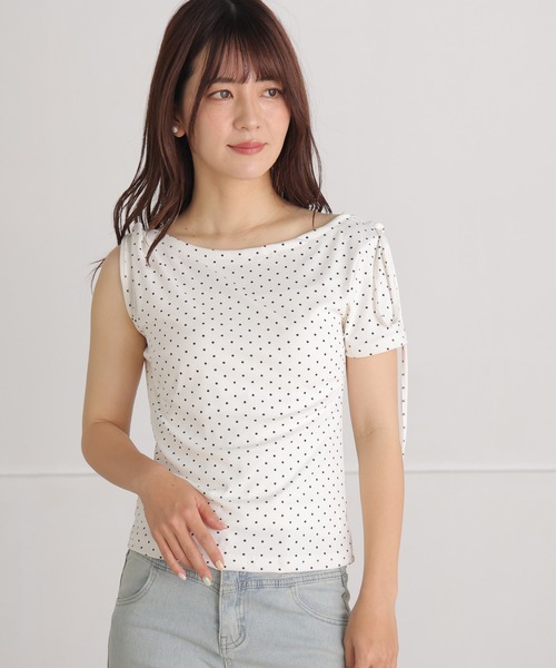 ALTROSE(アルトローズ)の「【2026SS】ドットオフショルチョーカー カットソー(Tシャツ/カットソー・レディース・ブラック/ピンク/アイボリー・FREE)」の19枚目の写真