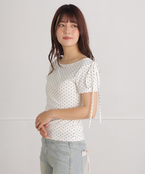 ALTROSE(アルトローズ)の「【2026SS】ドットオフショルチョーカー カットソー(Tシャツ/カットソー・レディース・ブラック/ピンク/アイボリー・FREE)」の21枚目の写真