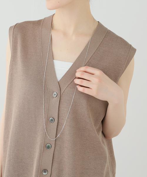 IENA LA BOUCLE（イエナラブークル）の「we PERM ウィパーマ 39 inch ネックレス WP-N013S（ネックレス・レディース・シルバー・FREE）」の7枚目の写真