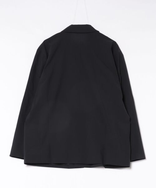 STYLISE(スタイライズ)の「【NARIWAI.】Tech Confort Jacket ブラック テーラードジャケット リラックス ビジネス タウンユース カジュアル ストレスフリー 撥水 UVカット 接触冷感 防シワ(ライダースジャケット・メンズ・ブラック・M)」の18枚目の写真