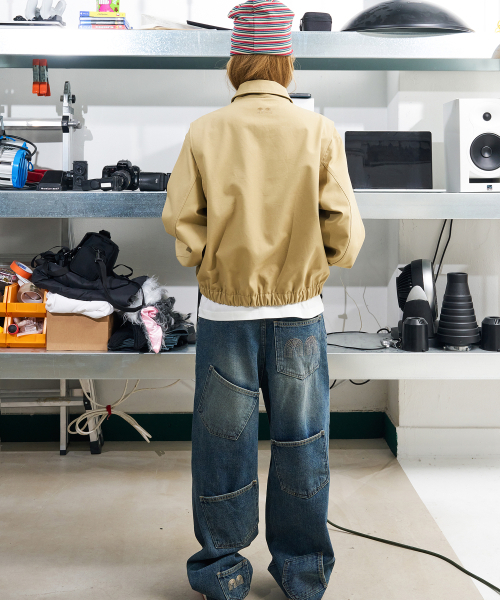 NOT NEW(ナットニュー)の「Basic nn Blouson Jacket Beige(ブルゾン・レディース・ベージュ・1/2)」の4枚目の写真