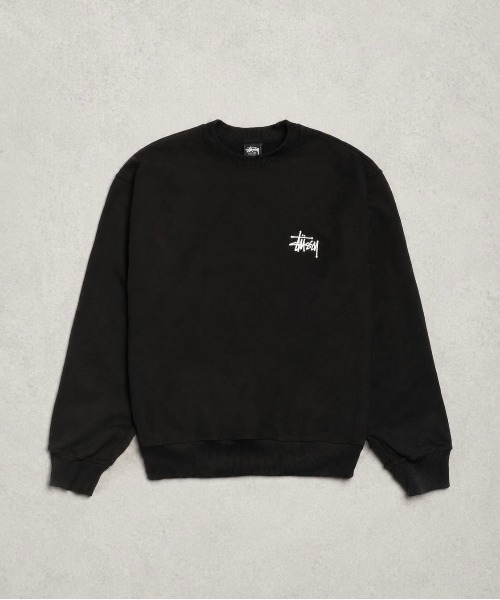 STUSSY(ステューシー)の「【STUSSY】ステューシー BASIC LOGO RAISING OF SWEAT ロゴ スウェット トレーナー(スウェット・レディース・ブラック/グレー・MEDIUM/LARGE/X-LARGE)」の5枚目の写真
